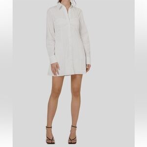 NICHOLAS Tanvi Corset Seamed Shirtdress SZ 6
